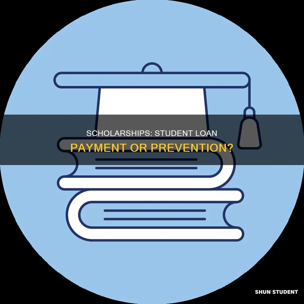 can scholarships pay for student loans