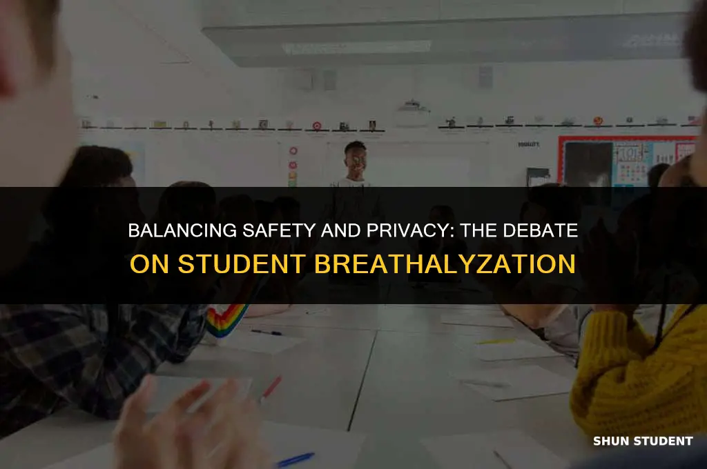 can schools breathalyze students