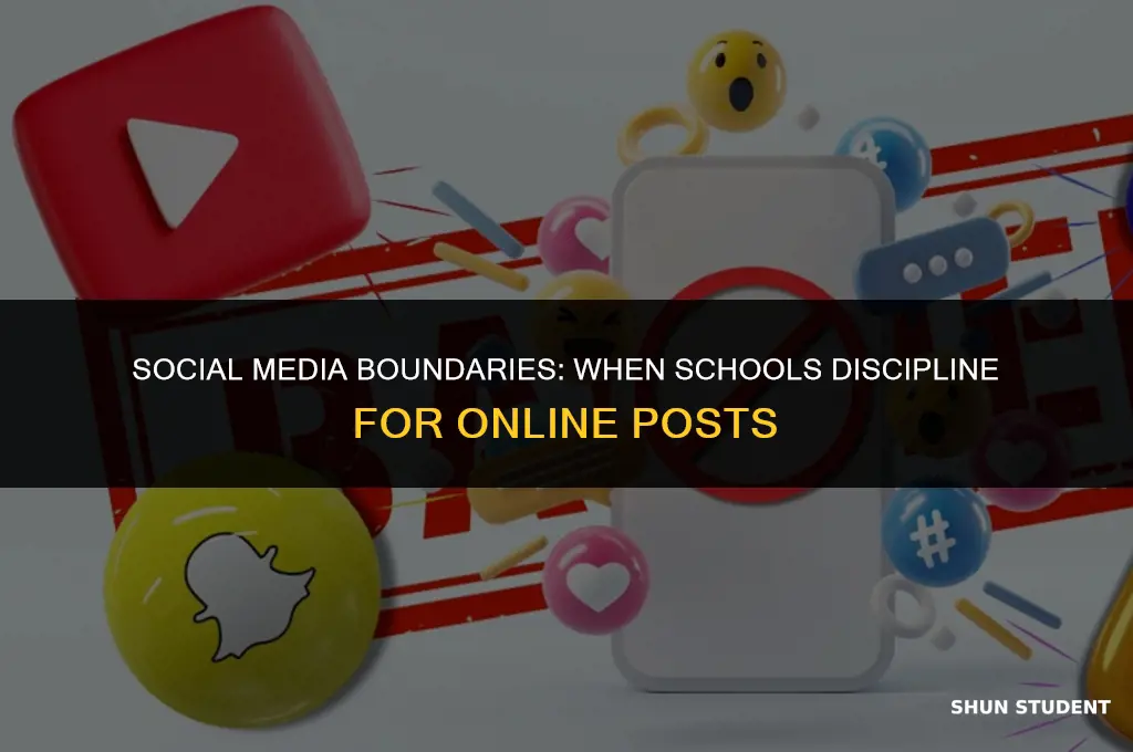 can schools punish students for social media posts