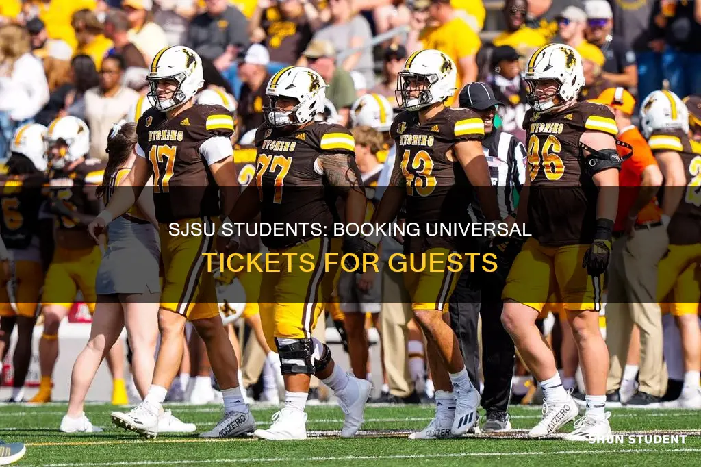 can sjsu students book universal tickets for guests