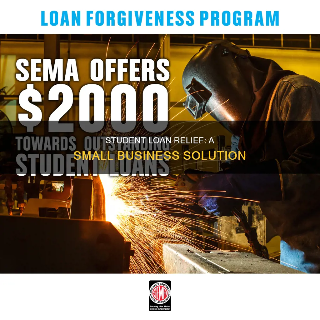 can small business pay off student loans