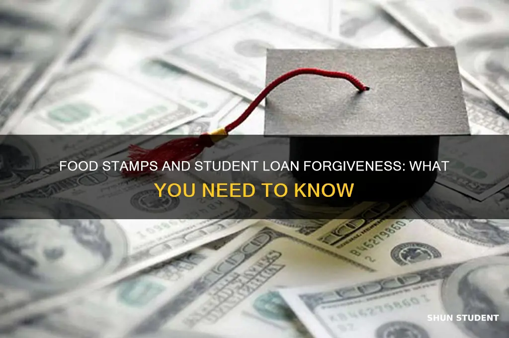 can someone on food stamps have student loans forgiven