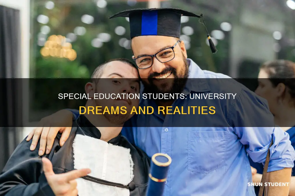 can special ed students go to university