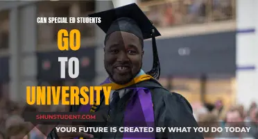 Special Ed Students: University Options and Opportunities