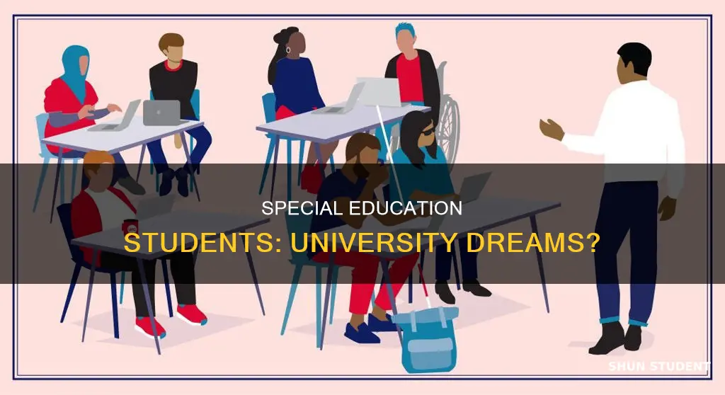 can special education students attend four year universities
