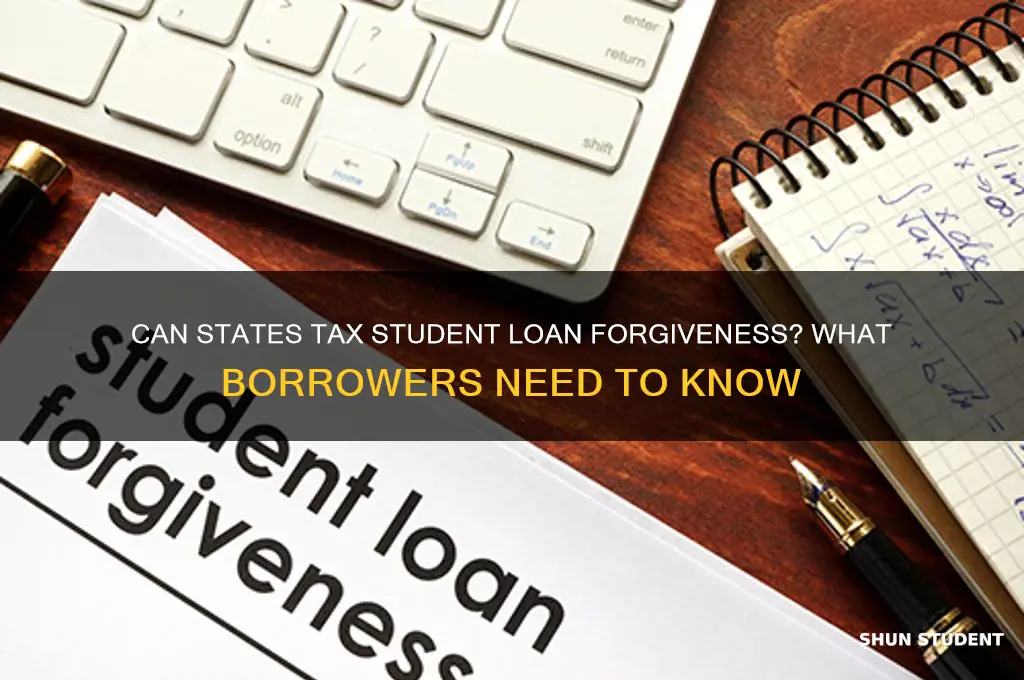 can states tax student loan forgiveness