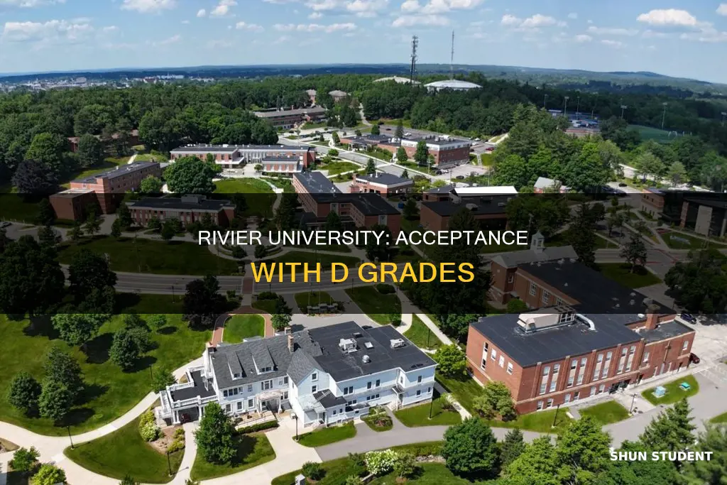 can student be accepted with d into rivier university