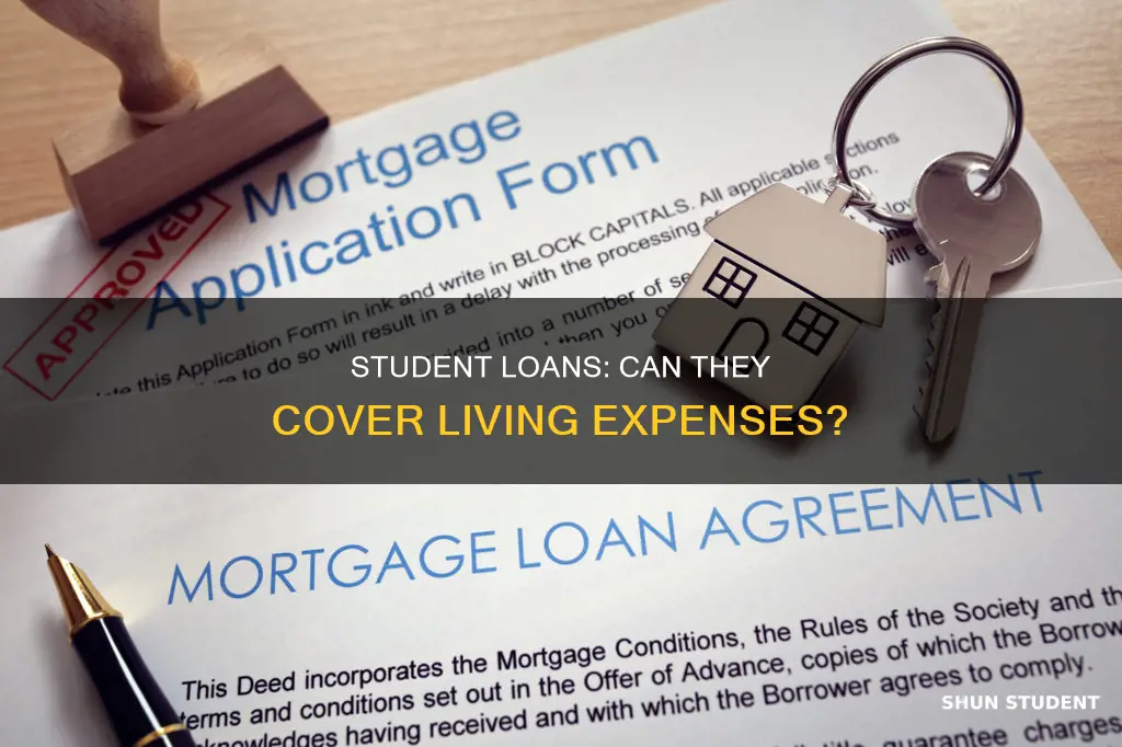 can student federal loans be used to pay living expenses
