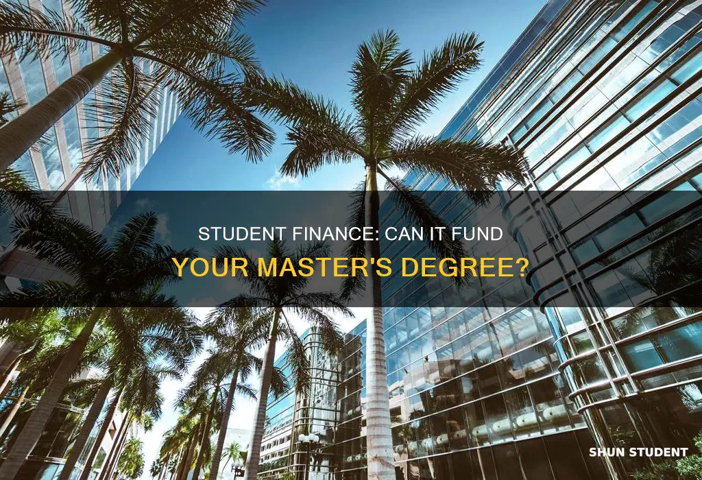 can student finance pay for masters