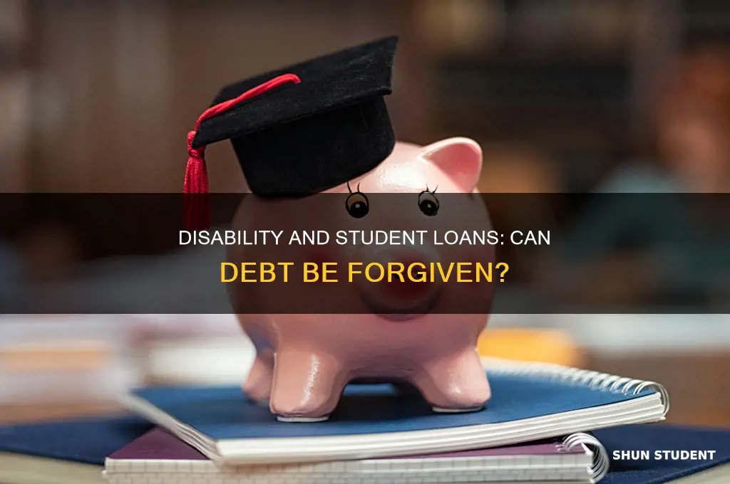 can student loan debt be forgiven for disability