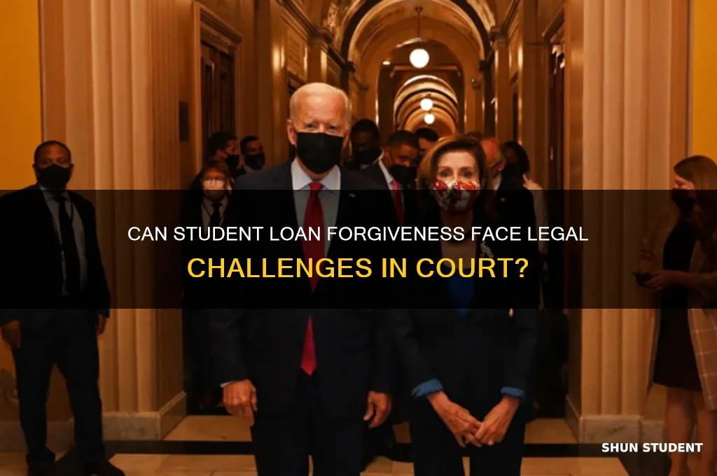 can student loan forgiveness be challenged in court