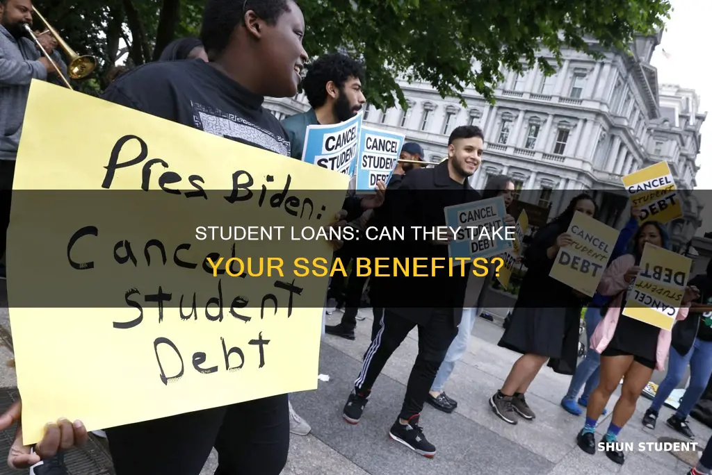 can student loan take ssa back pay and monthly paymetns