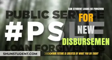 Can New Student Loan Disbursements Qualify for Forgiveness?