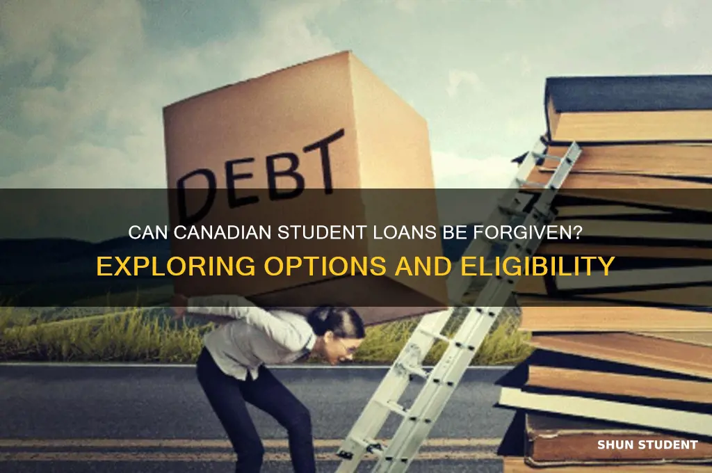 can student loans be forgiven in canada
