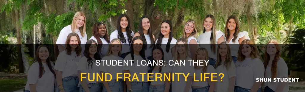 can student loans pay for fraternity