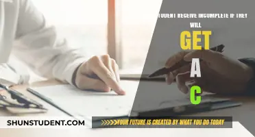 Can Students Receive an Incomplete for a C Grade?