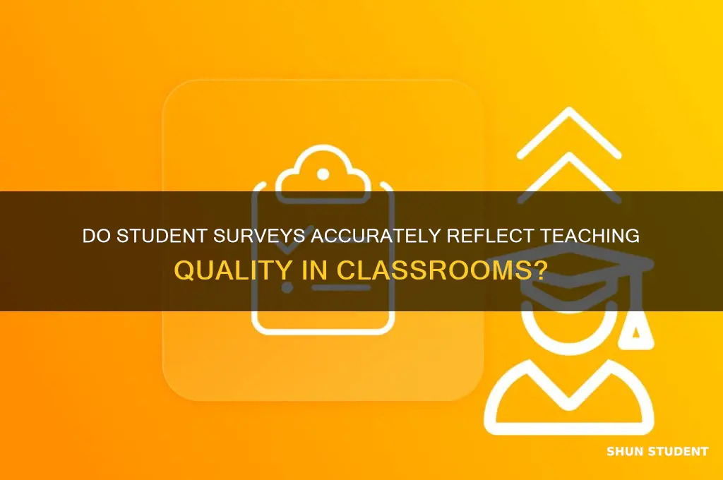 can student surveys measure teaching quality