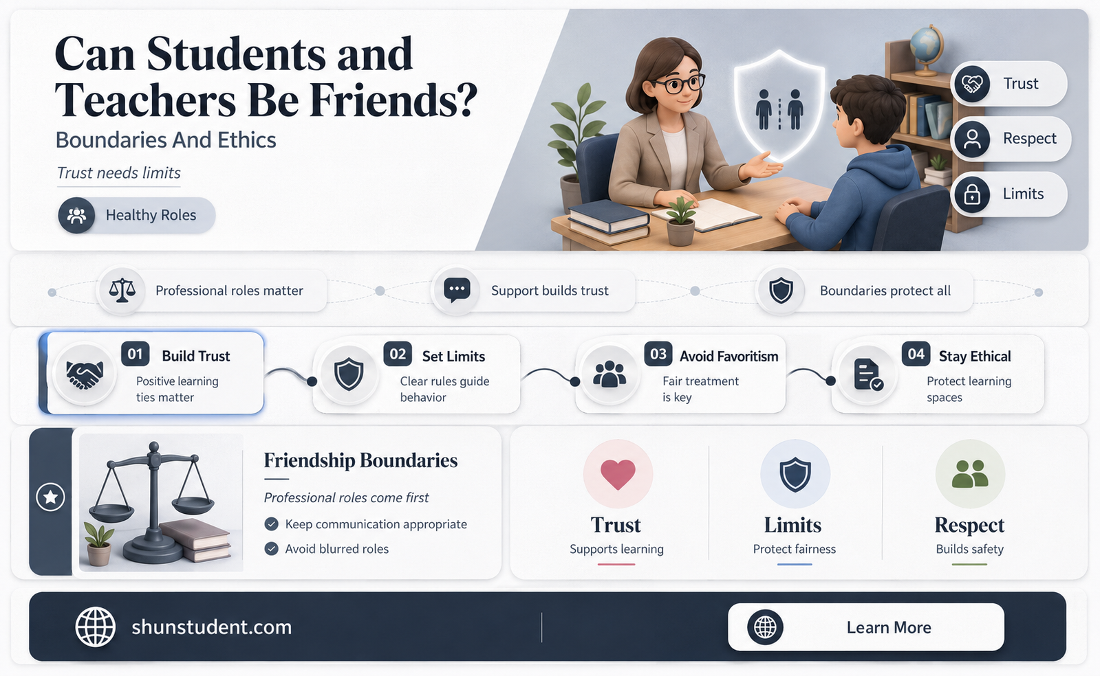 can a student and teacher be friends