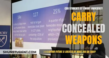 Emory University Students and Concealed Weapons: What's Allowed?