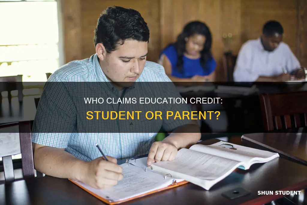 can students claim an education credit if parents pay tuition