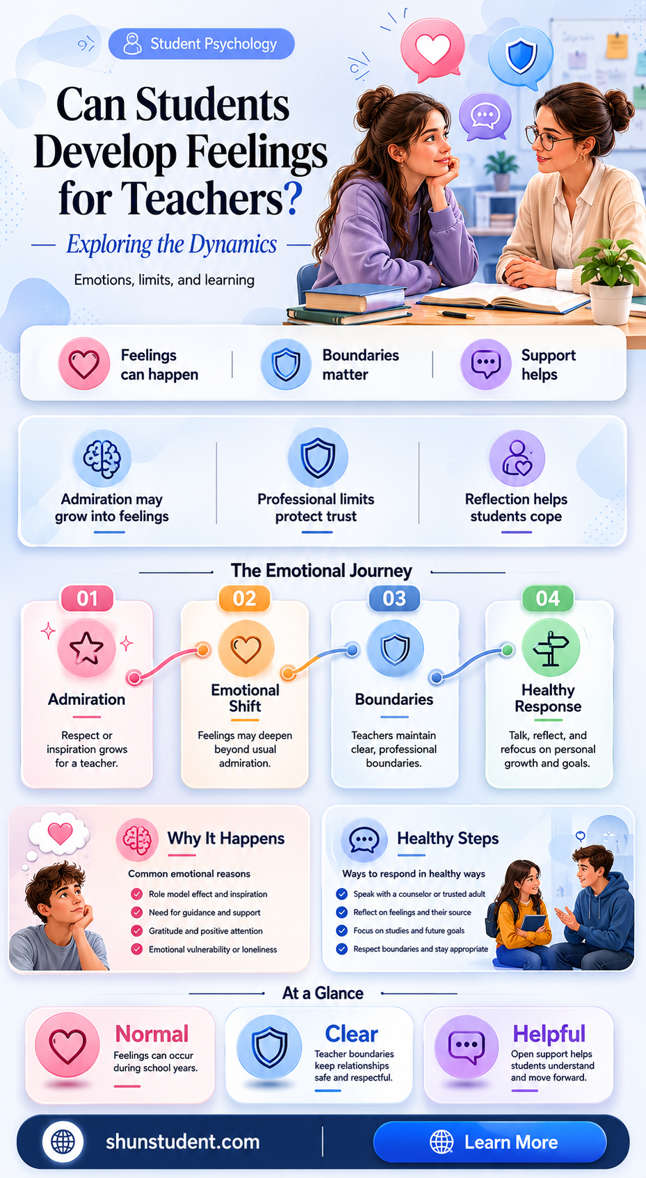 can a student like a teacher