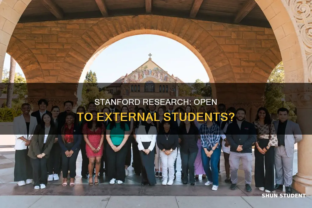 can students from other universities do research at stanford