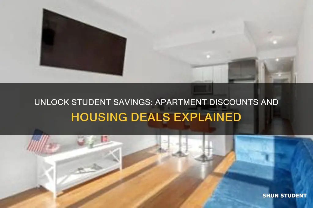 can students get discounts on apartments
