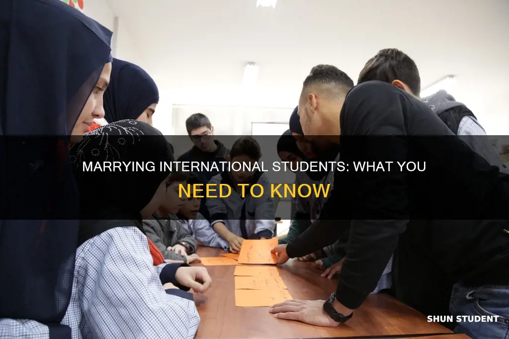 can students marry international students