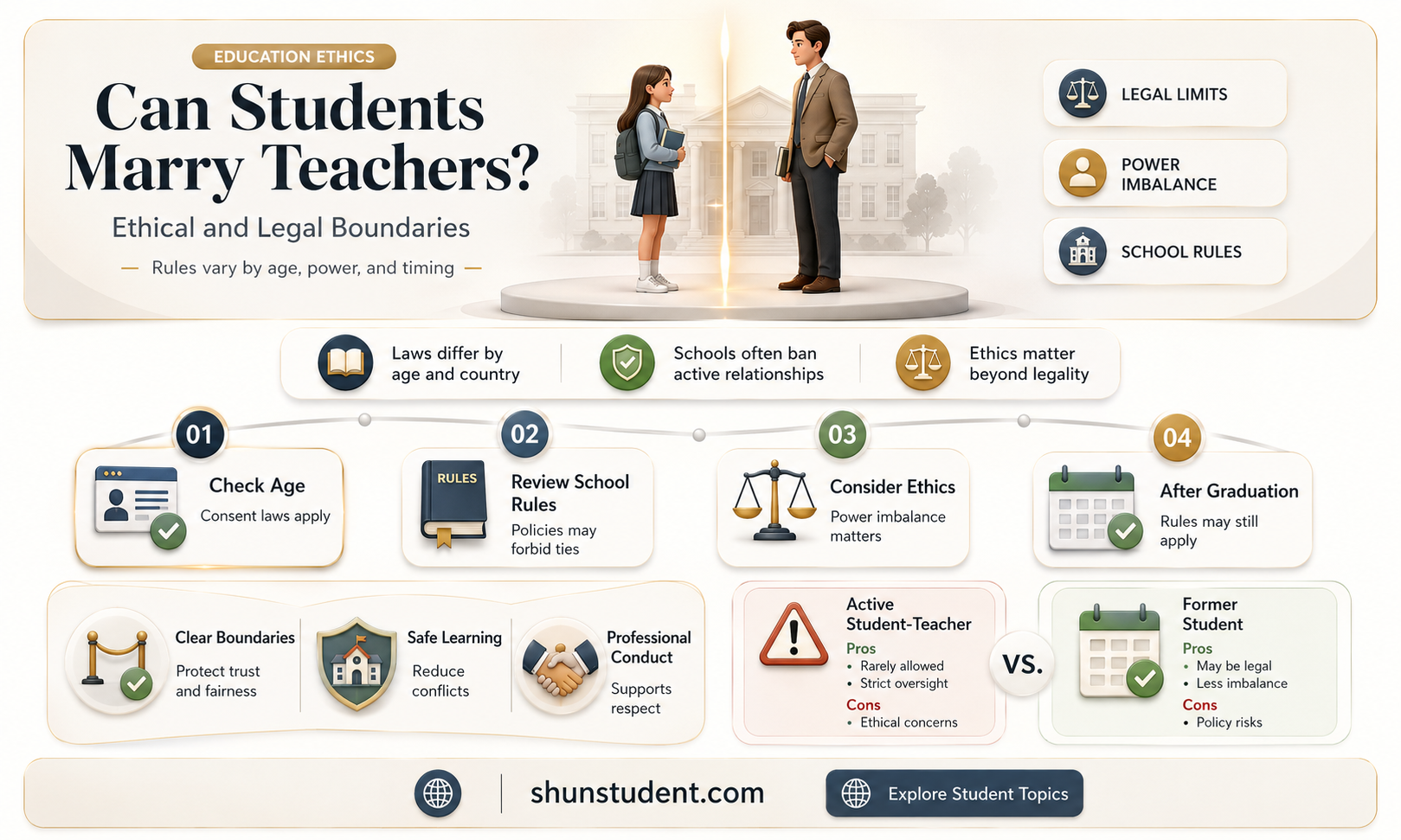 can a student marry a teacher