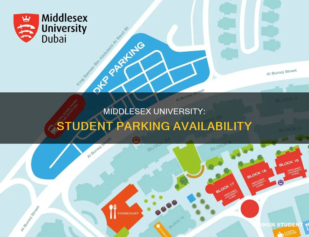 can students park at middlesex university