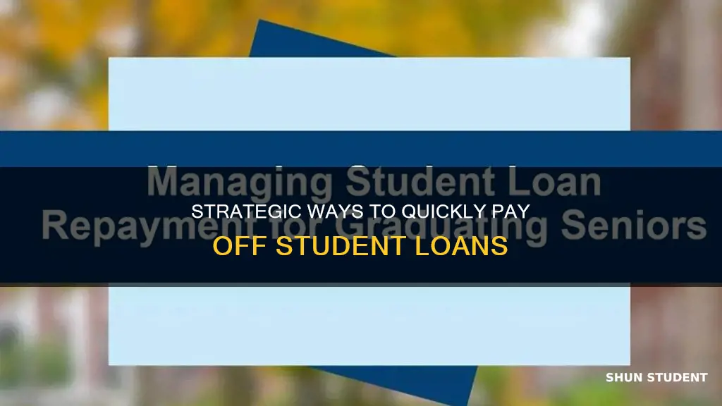 can students pay loans fast