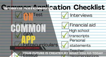 Can Students Access Teacher Recommendations on the Common App?