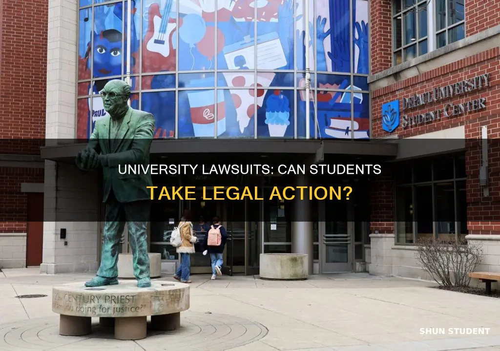 can students sue a university