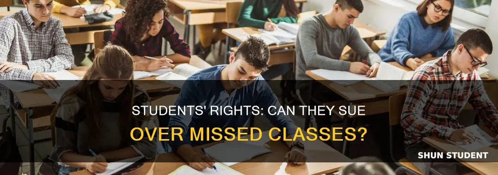 can students sue universities for not offering classes