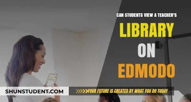Exploring Edmodo: Can Students Access a Teacher's Library?