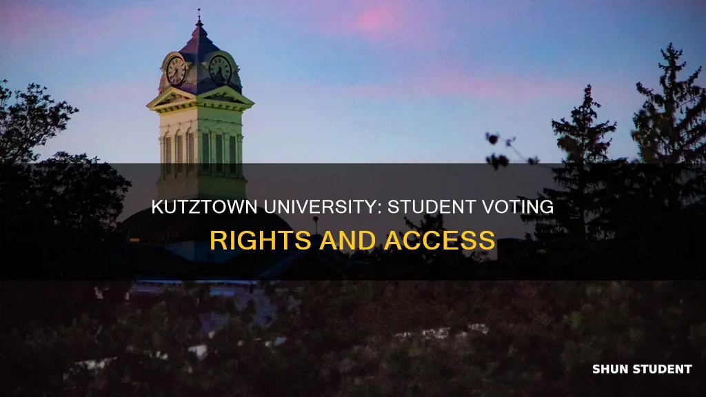 can students vote at kutztown university