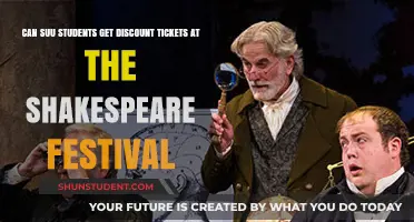 Suu Students: Discount Tickets for Shakespeare Festival Available?