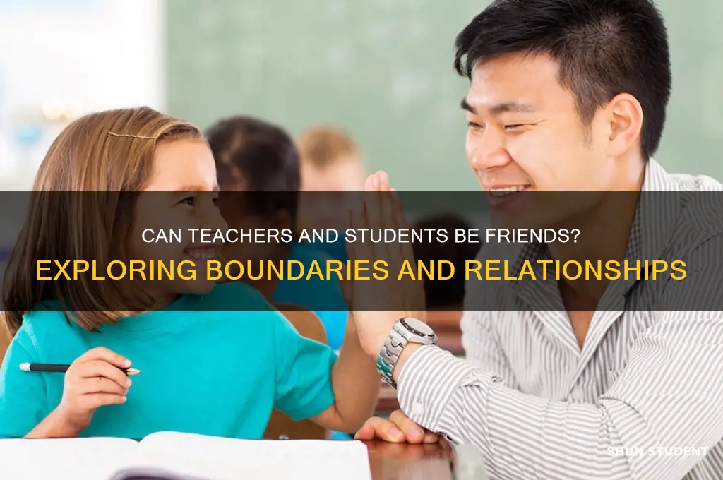 can teacher and student be friends