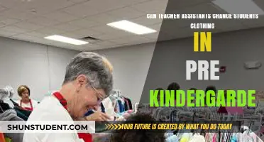 Can Teacher Assistants Help Pre-K Students with Clothing Changes?