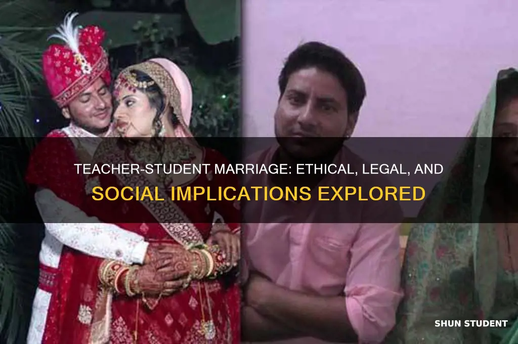 can teacher marry his student