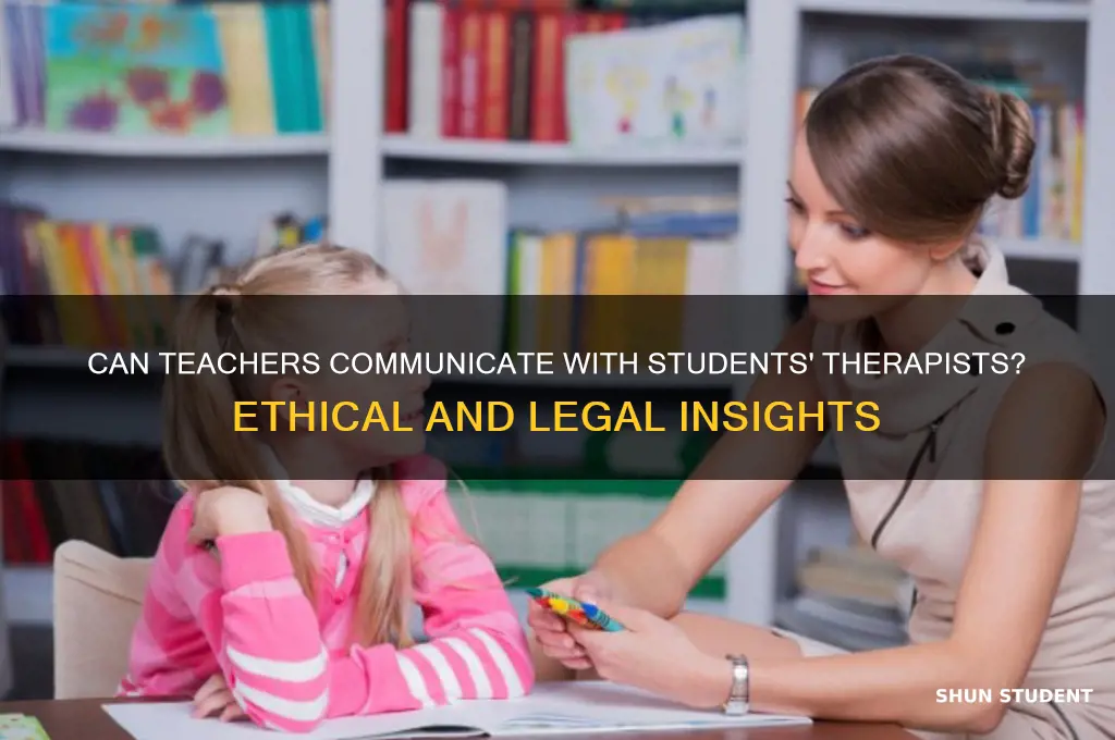 can teacher talk to student