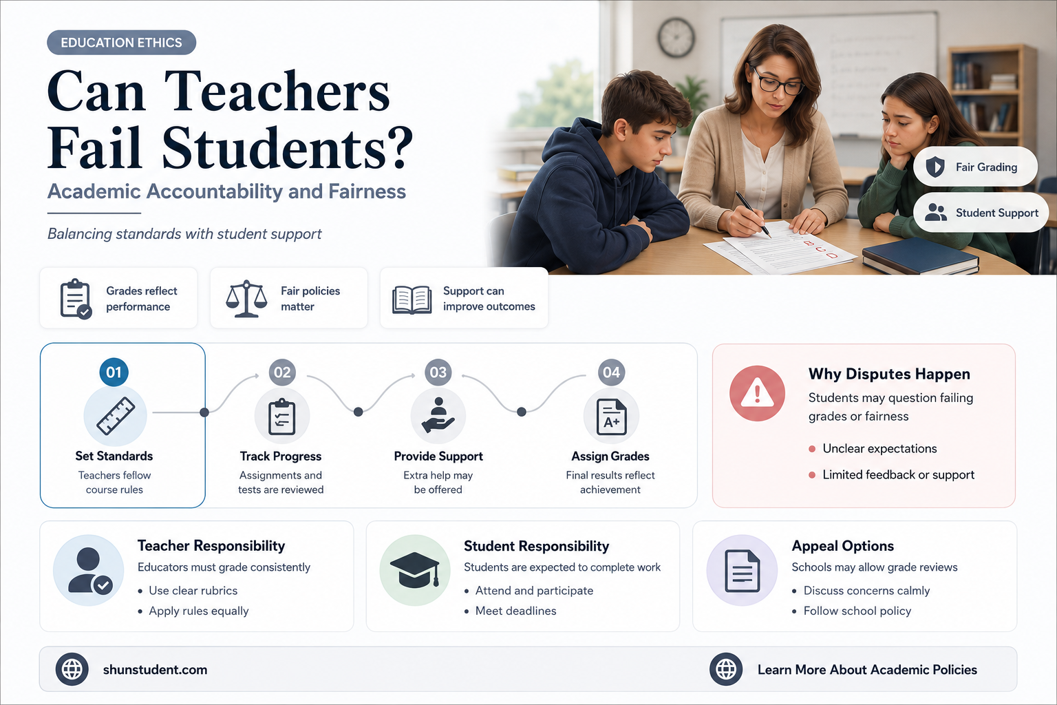 can a teacher fail a student