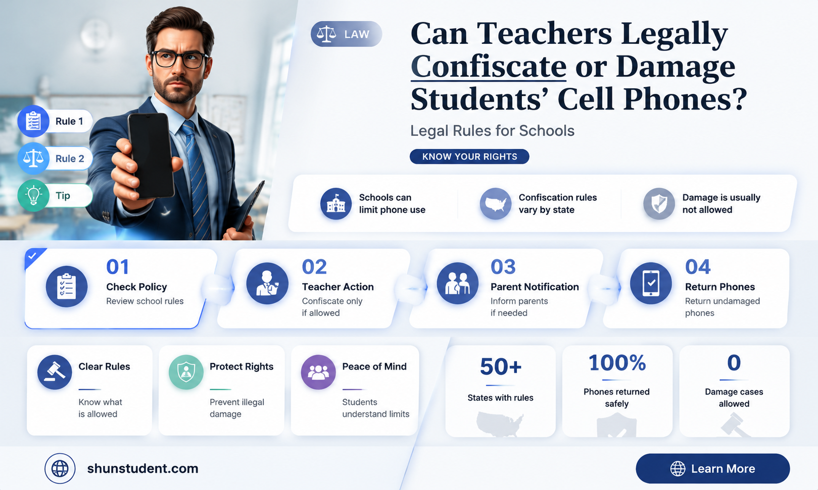 can a teacher destroy student