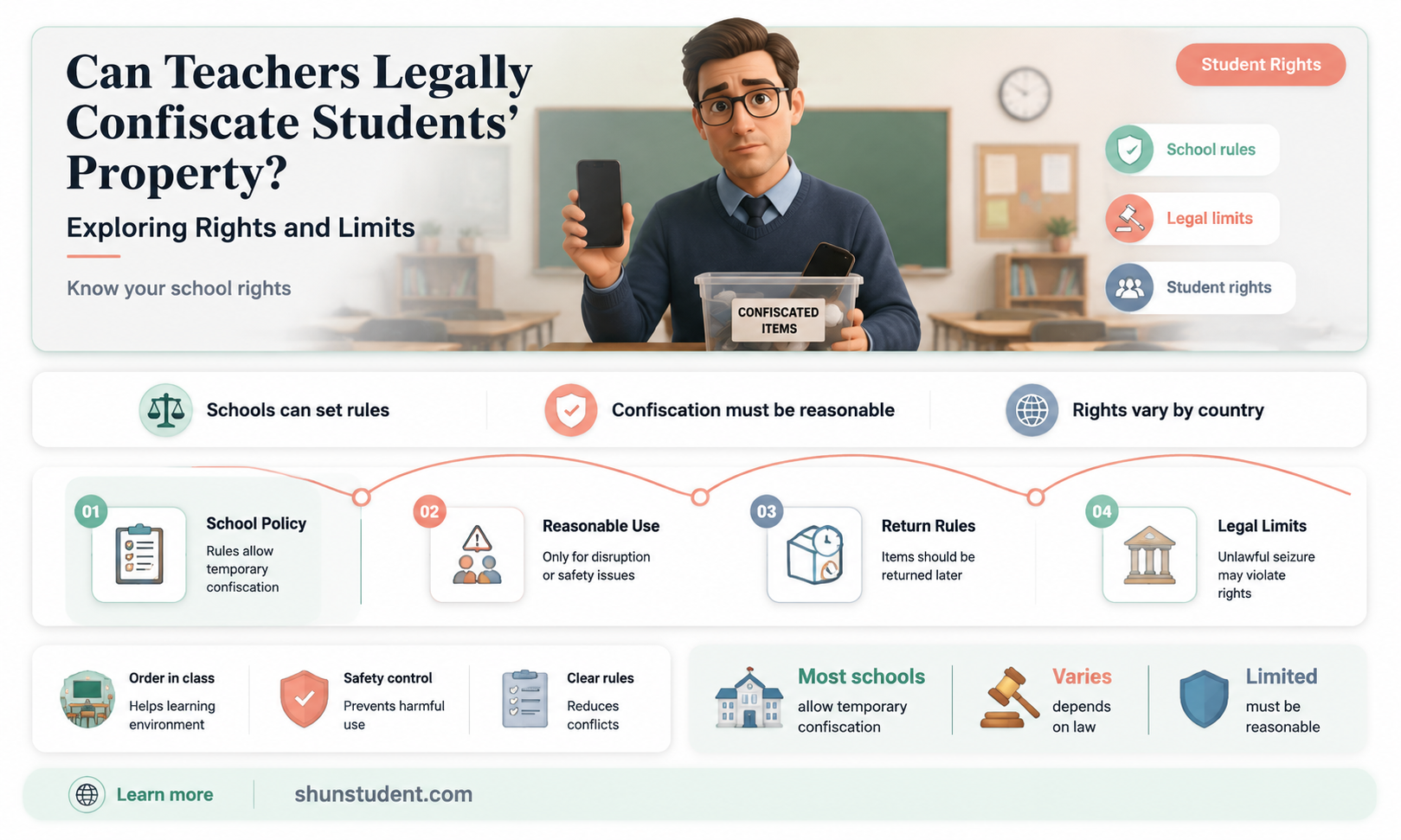 can a teacher take a student