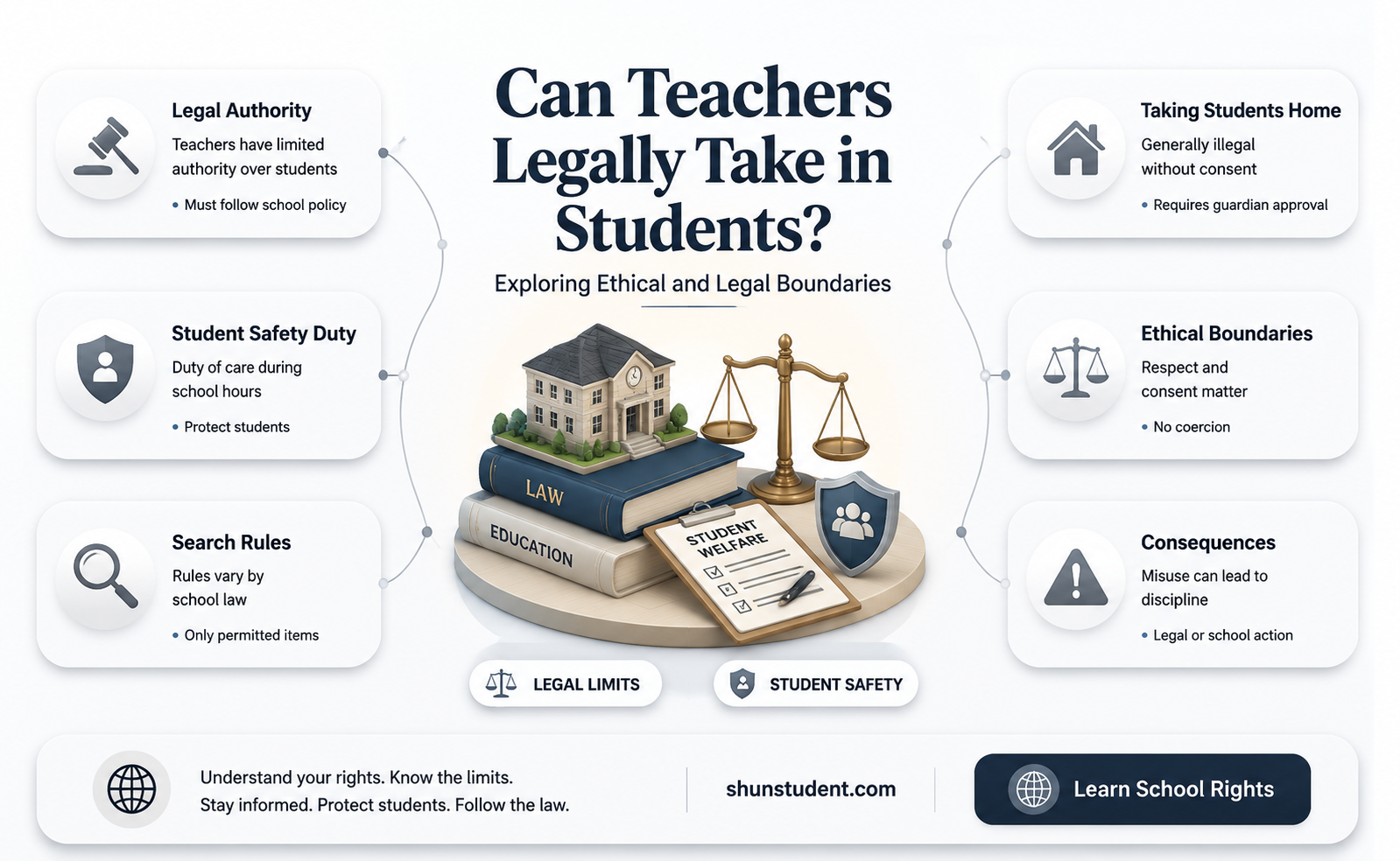 can a teacher take in a student