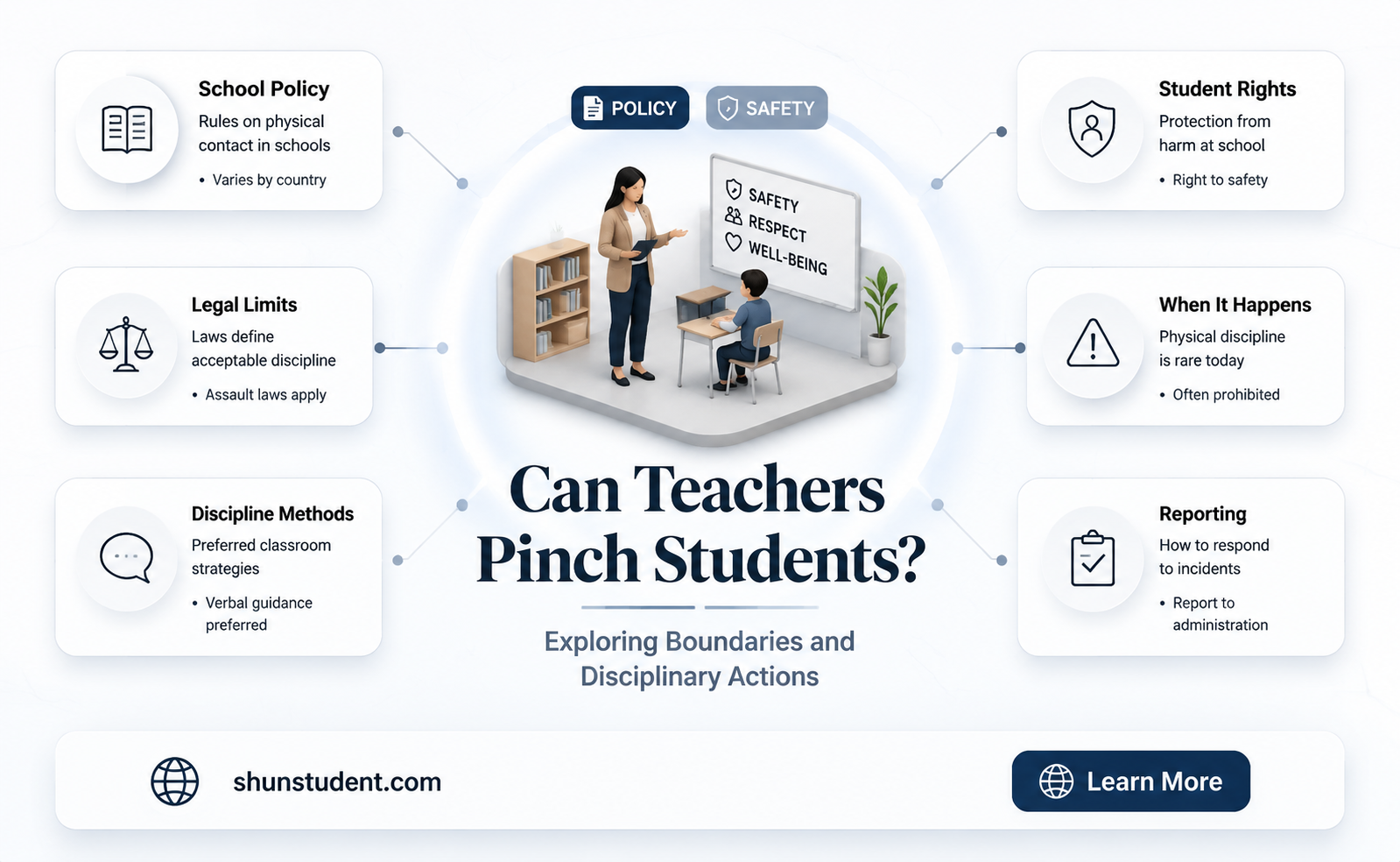 can a teacher pinch a student