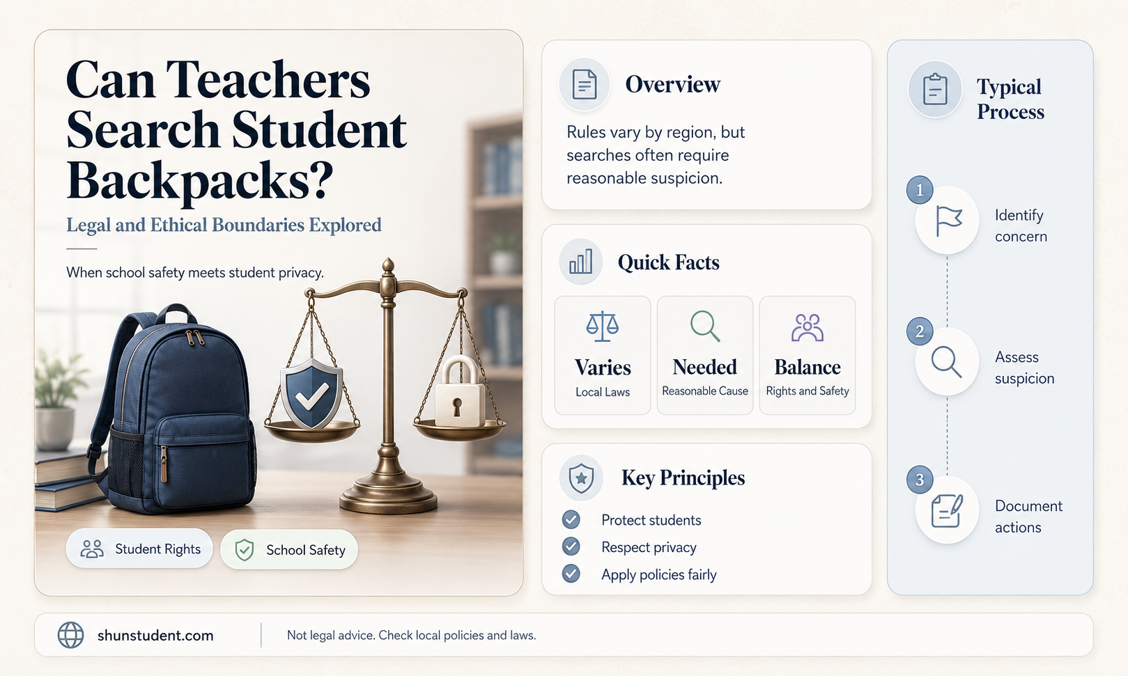 can a teacher go through a student
