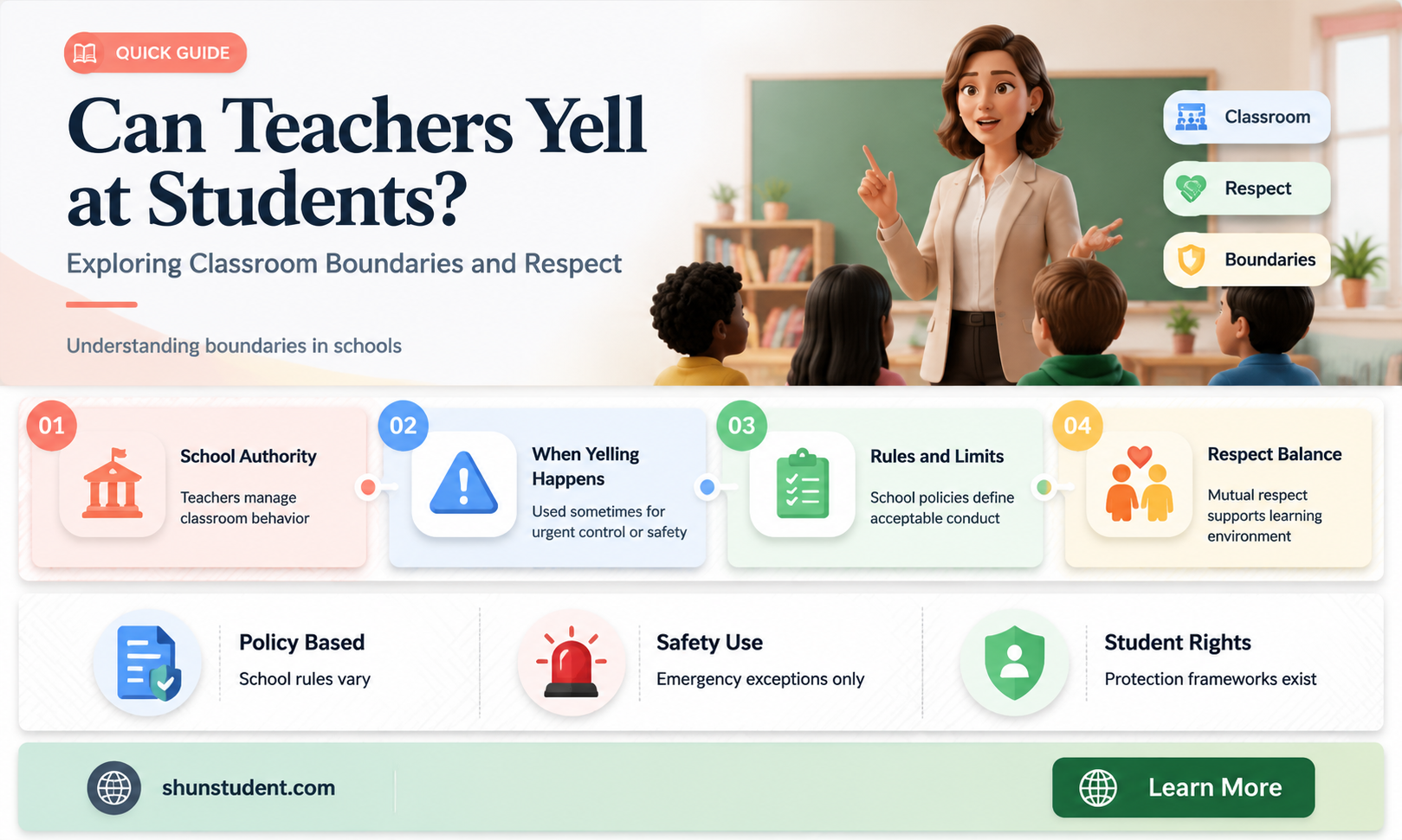can a teacher yell at a student