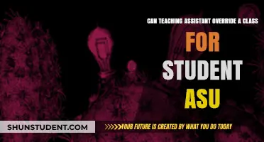 Can Teaching Assistants Override Class Registrations for ASU Students?