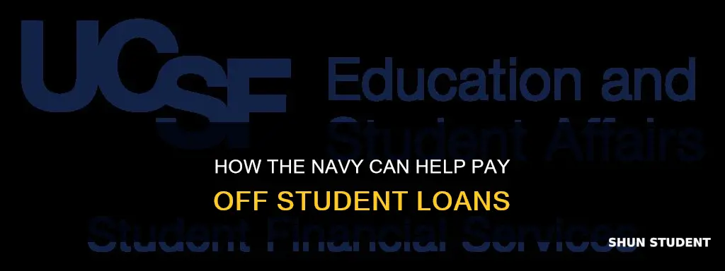 can the navy pay off student loans